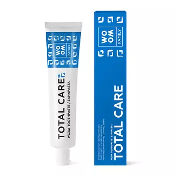 WO OM Зубная паста с фтором Family TOTAL CARE