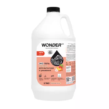 WONDER LAB Жидкое мыло для рук и умывания "Розовые персики" 3780.0