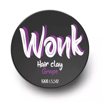WONK Глина для укладки волос сильной фиксации с ароматом винограда 100.0