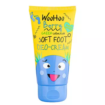 WOOHOO BERRY DEO-Крем для ног с дезодорирующим эффектом