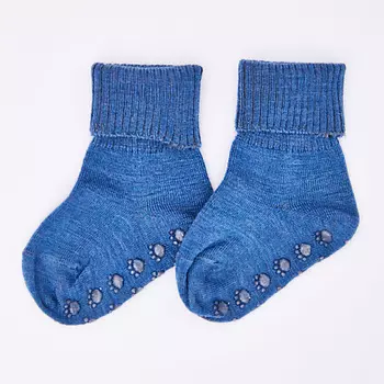WOOL&COTTON Носки для младенцев Синие Со стоперами