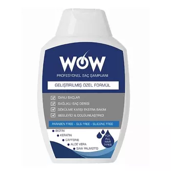 WOW HAIR Шампунь кератиновый для роста волос и против выпадения 300.0