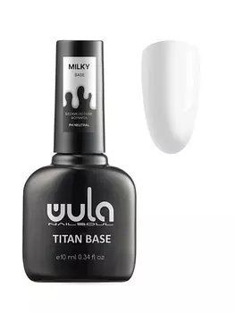 WULA NAILSOUL База повышенной адгезии Titan base coat, тон Blue