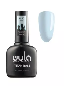 WULA NAILSOUL База повышенной адгезии Titan base coat, тон Blue