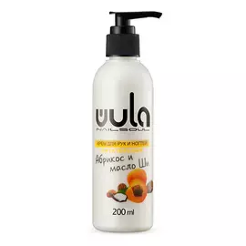 WULA NAILSOUL Крем для рук и ногтей питательный Абрикос и масло Ши