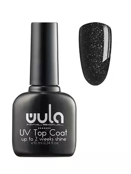 WULA NAILSOUL Верхнее покрытие с шиммером Soft shimmer Top Coat, тон 105
