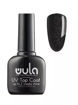 WULA NAILSOUL Верхнее покрытие с шиммером Soft shimmer Top Coat, тон 105