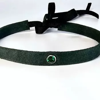 XENIA DUKOVA Чокер на шею замшевый