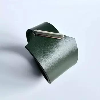 XENIA DUKOVA Кожаный красный браслет