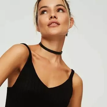 XENIA DUKOVA Кожаный чокер ручной работы