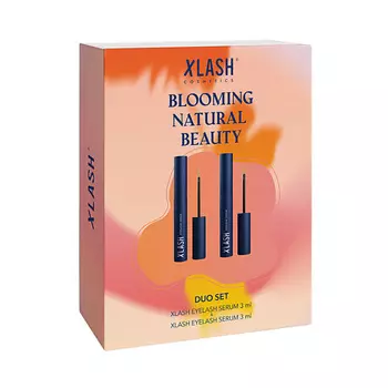 XLASH COSMETICS Набор BLOOMING NATURAL BEAUTY EYELASH SERUMS DUO SET 6.0