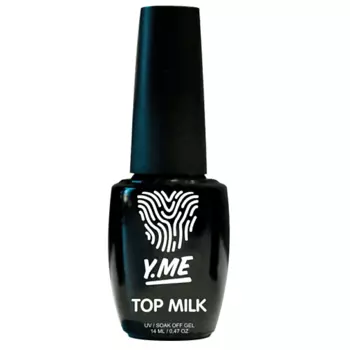 Y.ME Глянцевый арт-топ с молочным оттенком без липкого слоя Top Milk 14.0