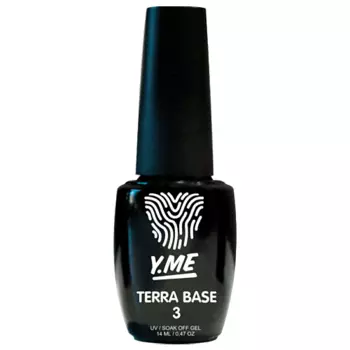 Y.ME Камуфлирующая база с разноцветными частичками фольги Terra Base