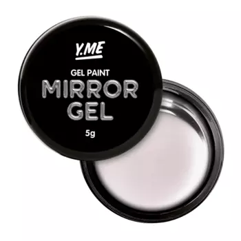 Y.ME Плотная гель краска с металлическим эффектом без липкого слоя Mirror гель-краска 5.0