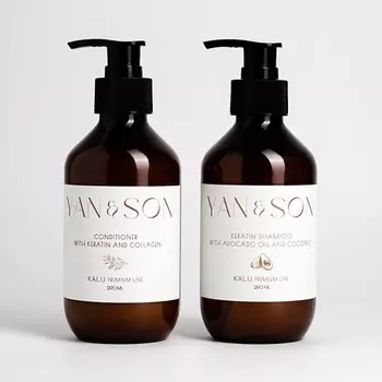 YAN&SON Шампунь и кондиционер для интенсивного восстановления и питания волос