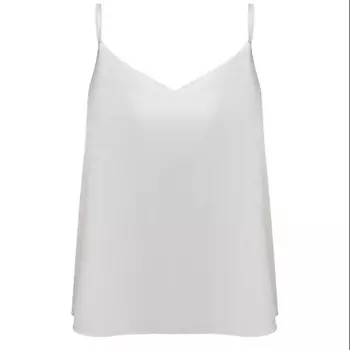 YANCHEVSKAYA Майка на тонких бретелях BASIC CODE Milky