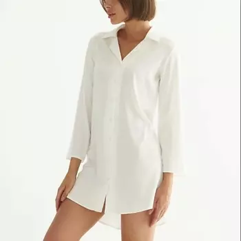 YANCHEVSKAYA Рубашка для сна BASIC CODE Milky