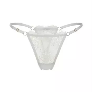 YANCHEVSKAYA Трусы стринги кружевные BASIC CODE White