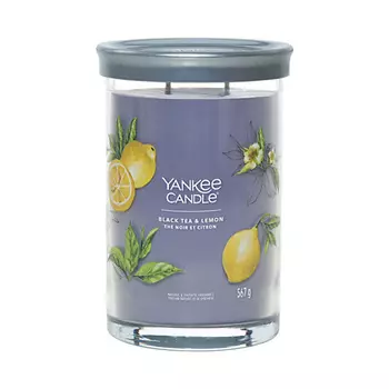 YANKEE CANDLE Ароматическая свеча Black Tea & Lemon