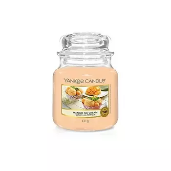 YANKEE CANDLE Ароматическая свеча Classic medium Mango Ice Cream