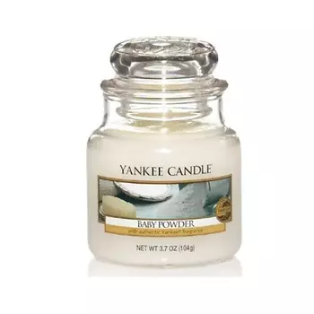 YANKEE CANDLE Ароматическая свеча Classic Small Baby Powder