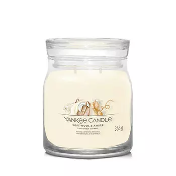 YANKEE CANDLE Ароматическая свеча Soft Wool & Amber