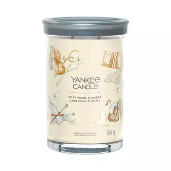 YANKEE CANDLE Ароматическая свеча Soft Wool & Amber