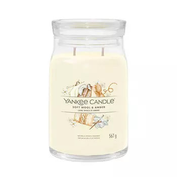 YANKEE CANDLE Ароматическая свеча Soft Wool & Amber