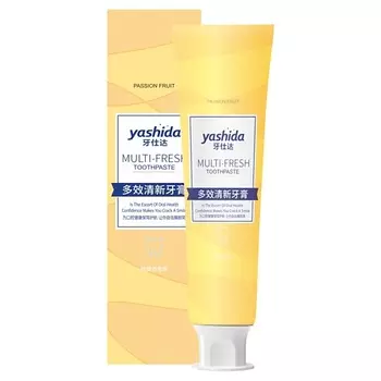 YASHIDA Зубная паста мультиэффектная освежающая Маракуйя 100.0