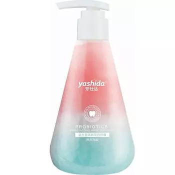 YASHIDA Зубная паста осветляющая с пробиотиком Морская соль и персик 220.0