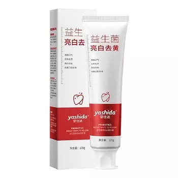 YASHIDA Зубная паста отбеливающая с пробиотиком Цветущая вишня 120.0