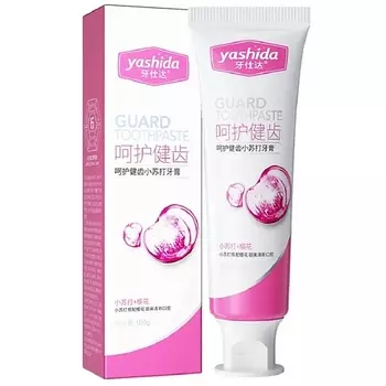 YASHIDA Зубная паста отбеливающая с содой Вишня 100.0