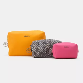 YASNA Набор из трёх косметичек Glam