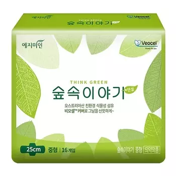 YEJIMIIN Прокладки гигиенические с эвкалиптовой поверхностью 25 см