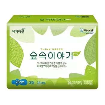 YEJIMIIN Прокладки гигиенические с эвкалиптовой поверхностью 28 см