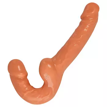 YESORYES Безремневой страпон "Twin Pleasure" 1