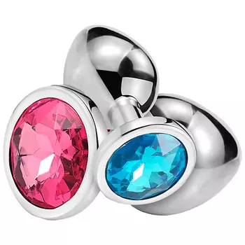 YESORYES Набор анальных пробок "Sweet couple"