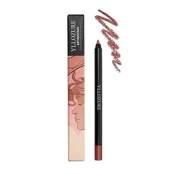 YLLOZURE Стойкий контурный карандаш для губ Арт нуво