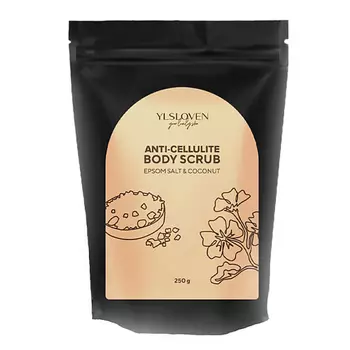 YLSLOVEN Скраб для тела кокосовый против растяжек с Английской солью 250.0