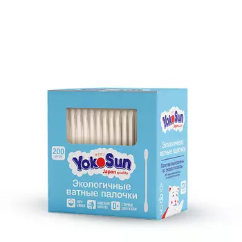YOKOSUN Экологичные ватные палочки 200