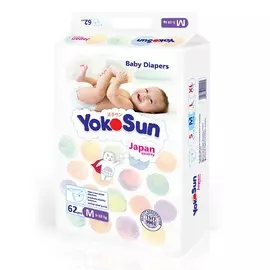 YOKOSUN Подгузники M (5-10 кг) 62.0
