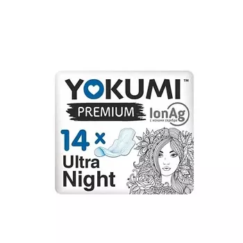 YOKUMI Прокладки гигиенические Premium Ultra Night