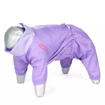 YORIKI Дождевик для собак Лаванда, девочка, сиреневый
