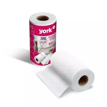 YORK Салфетки Соты универсальные в рулоне 100.0