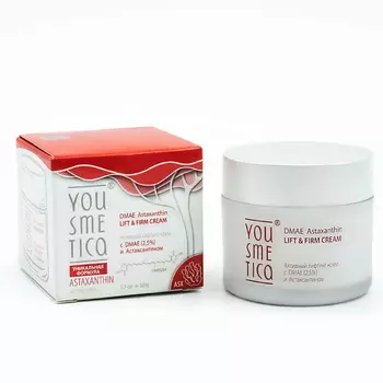 YOUSMETICA Активный лифтинг-крем с DMAE (2,5%) и Астаксантином