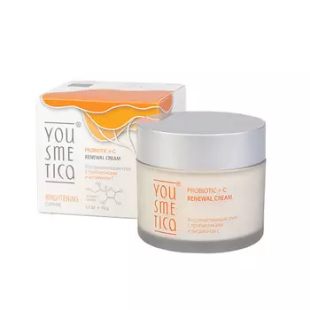 YOUSMETICA Восстанавливающий крем с Пробиотиками и витамином С