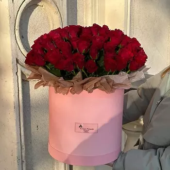 YULIA FLOWER Композиция из 101 красной розы кения