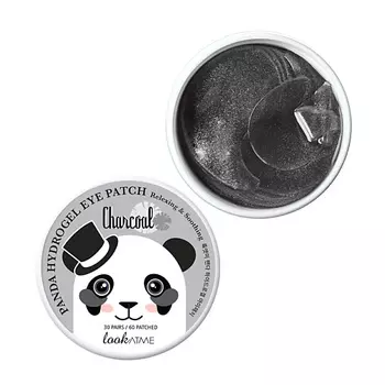 LOOK AT ME Патчи для глаз гидрогелевые с углем Panda Hydrogel Eye Patch Charcoal