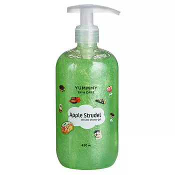 YUMMMY Гель для душа с блестками Apple Strudel