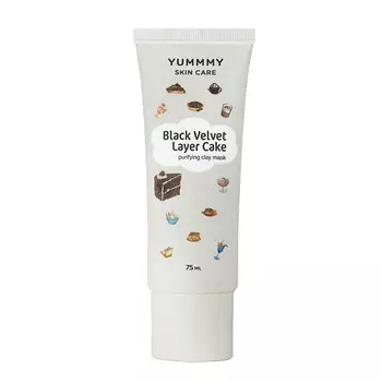 YUMMMY Маска для лица ТОРТ ЧЕРНЫЙ БАРХАТ